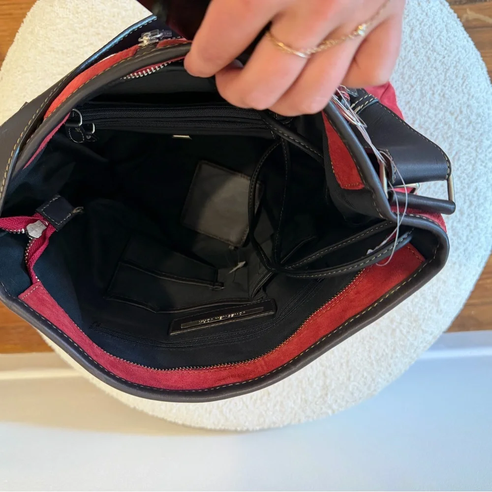 Jones New York red suede